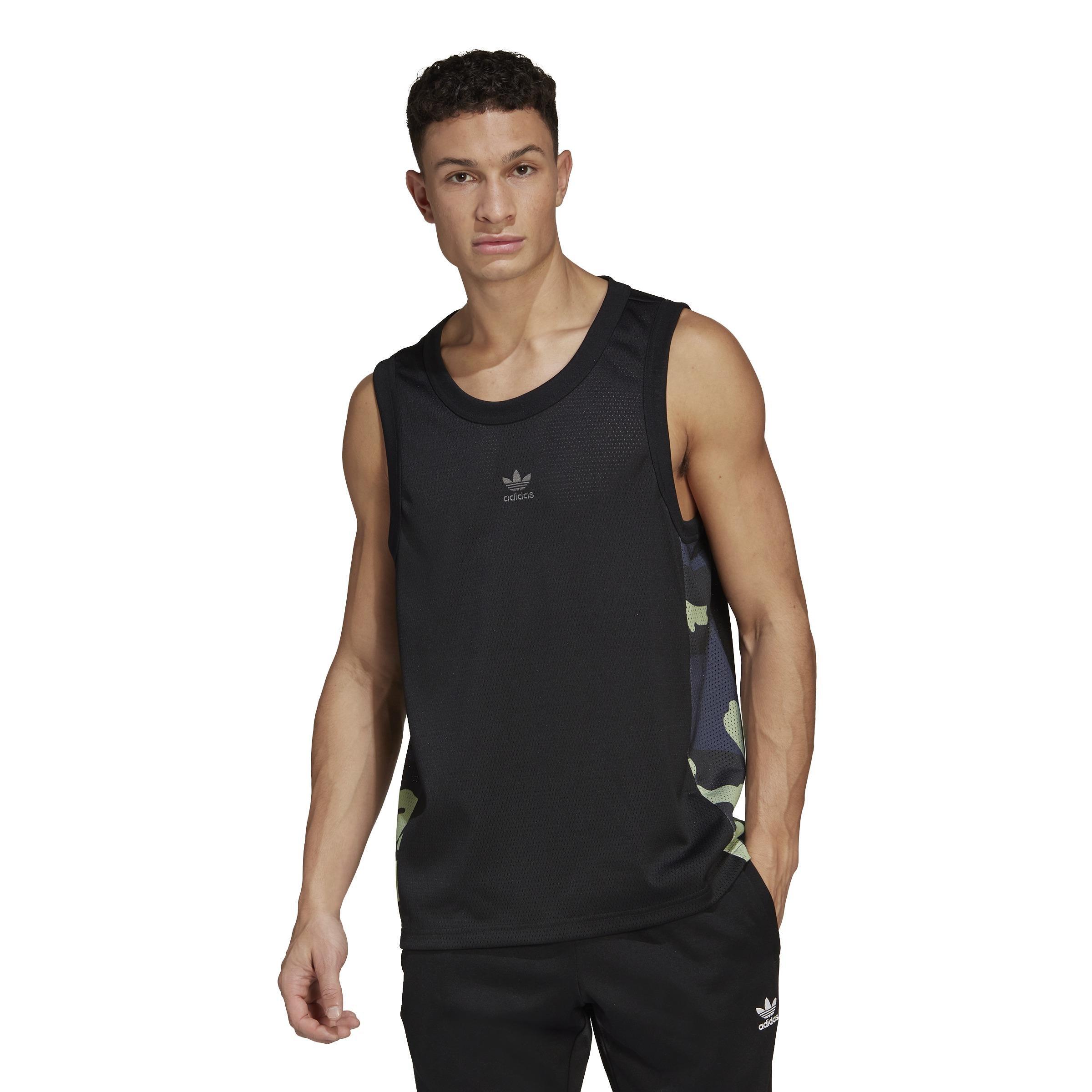 Graphics Camo Basketball Jersey, Black, , large image number 0