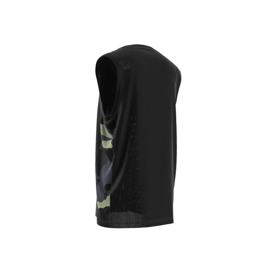 Graphics Camo Basketball Jersey, Black, , large image number 9