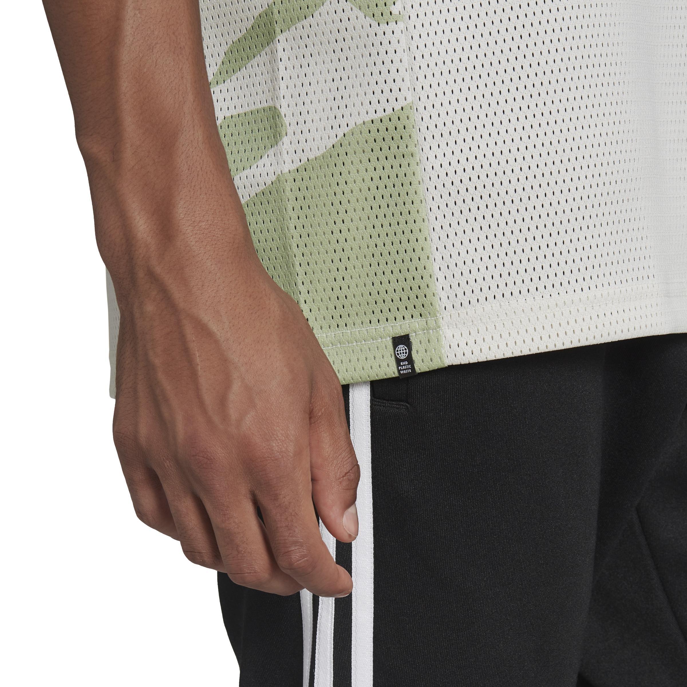 Graphics Camo Basketball Jersey, Grey, , large image number 4
