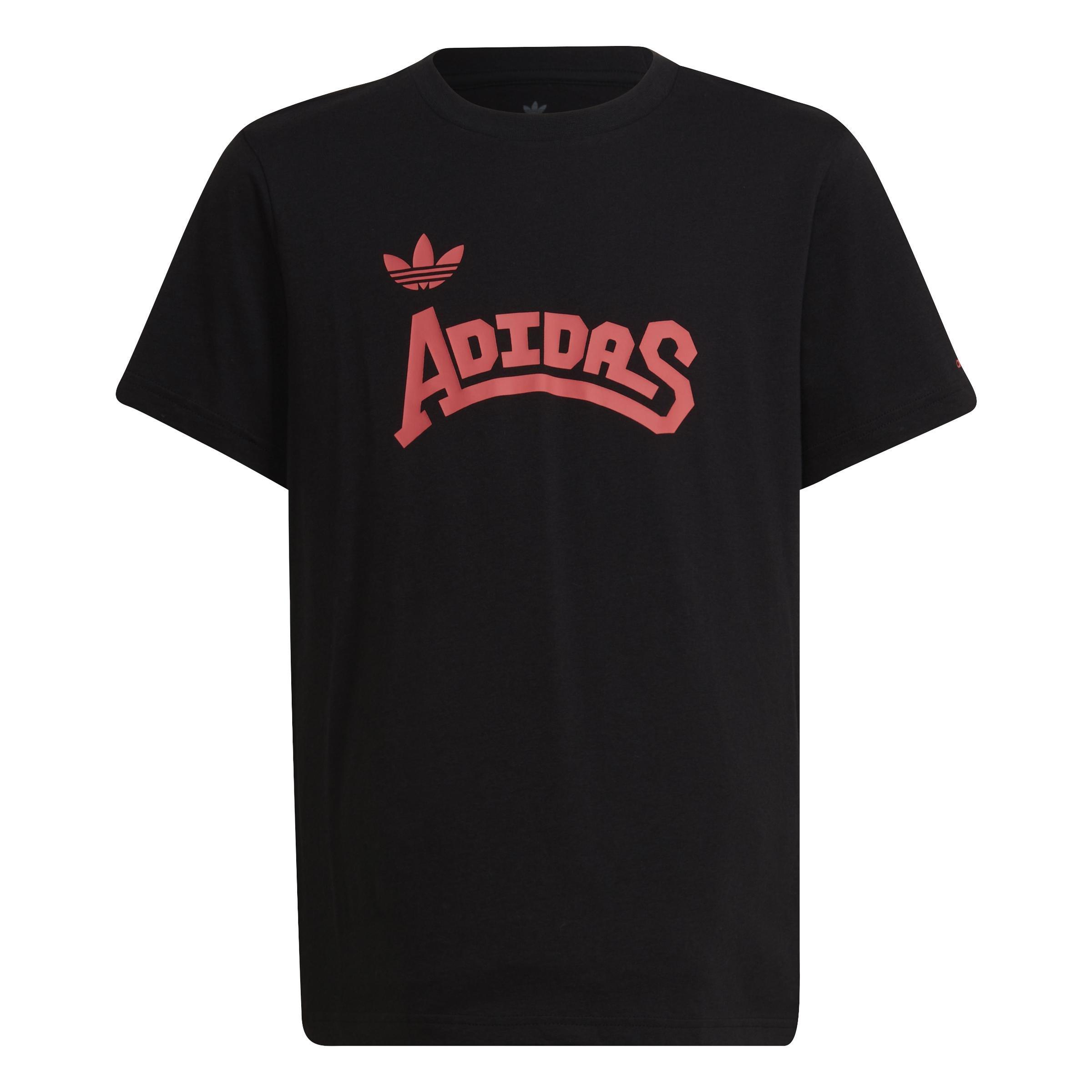 Kids Graphic T-Shirt, Black, , medium