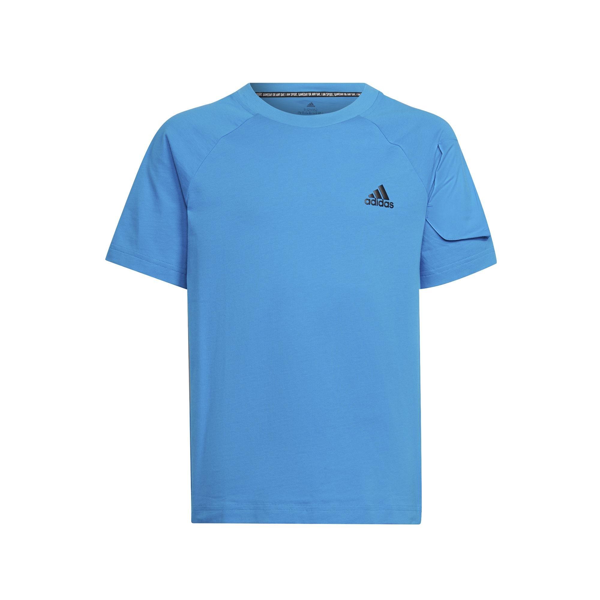 Baby blue adidas t sales shirt