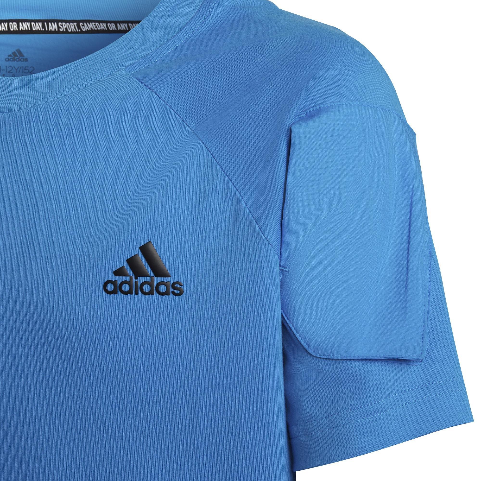 Kids Designed For Gameday T-Shirt, Blue, A901_ONE, large image number 4