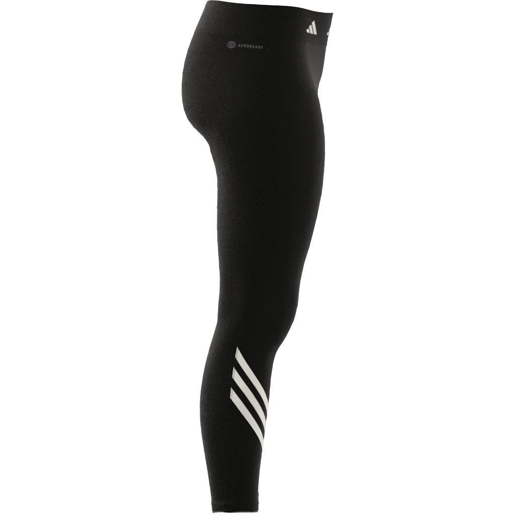 Techfit 3-Stripes Leggings, Black, A901_ONE, large image number 3