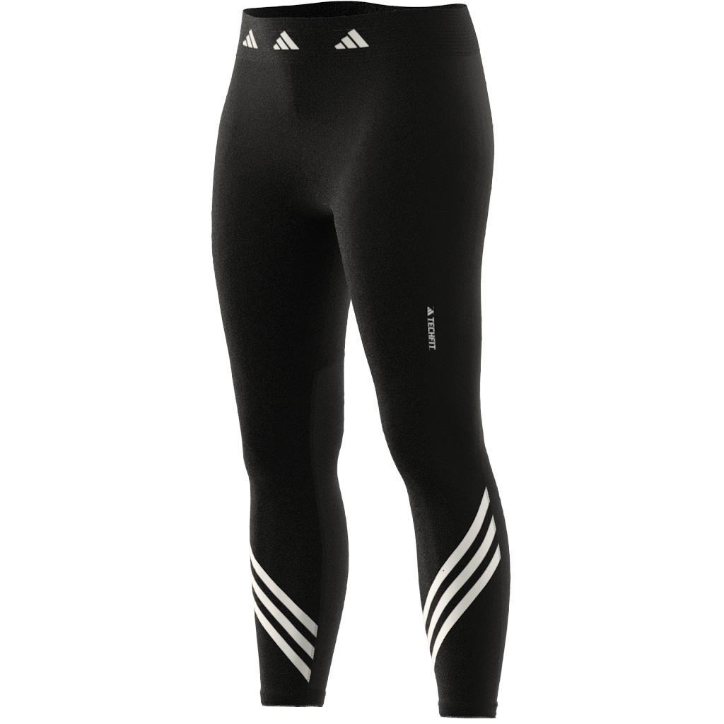 Techfit 3-Stripes Leggings, Black, A901_ONE, large image number 9