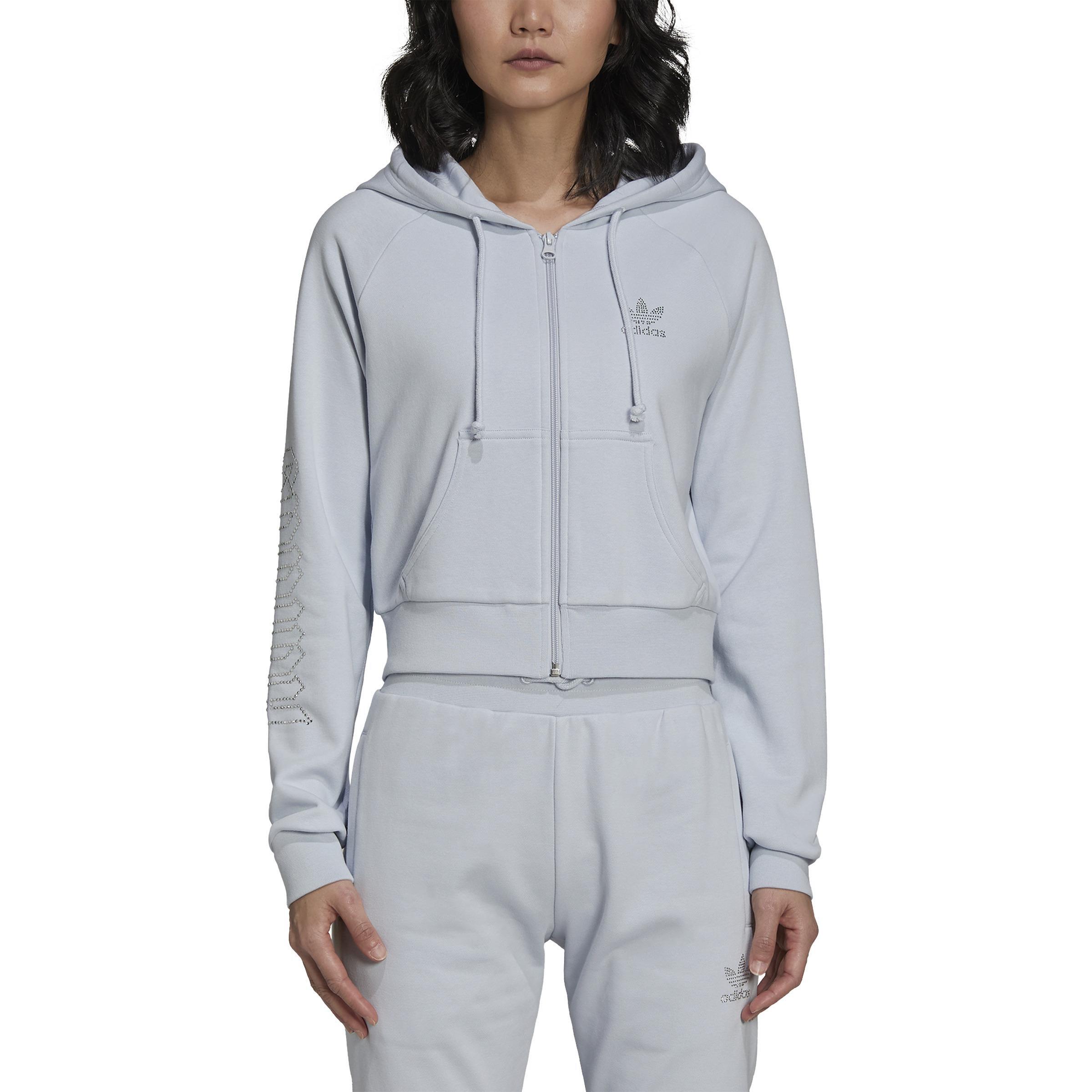 adidas 2000 Luxe Cropped Track Top, Blue, , large image number 0