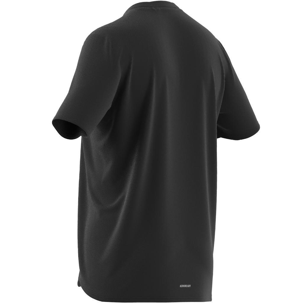 Aeroready Designed For Movement T-shirt, Black, A901_ONE, large image number 5