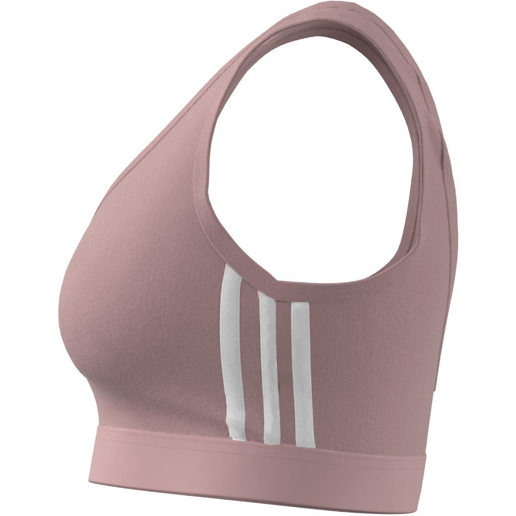 Essentials 3-Stripes Crop Top With Removable Pads, Pink, A901_ONE, large image number 8