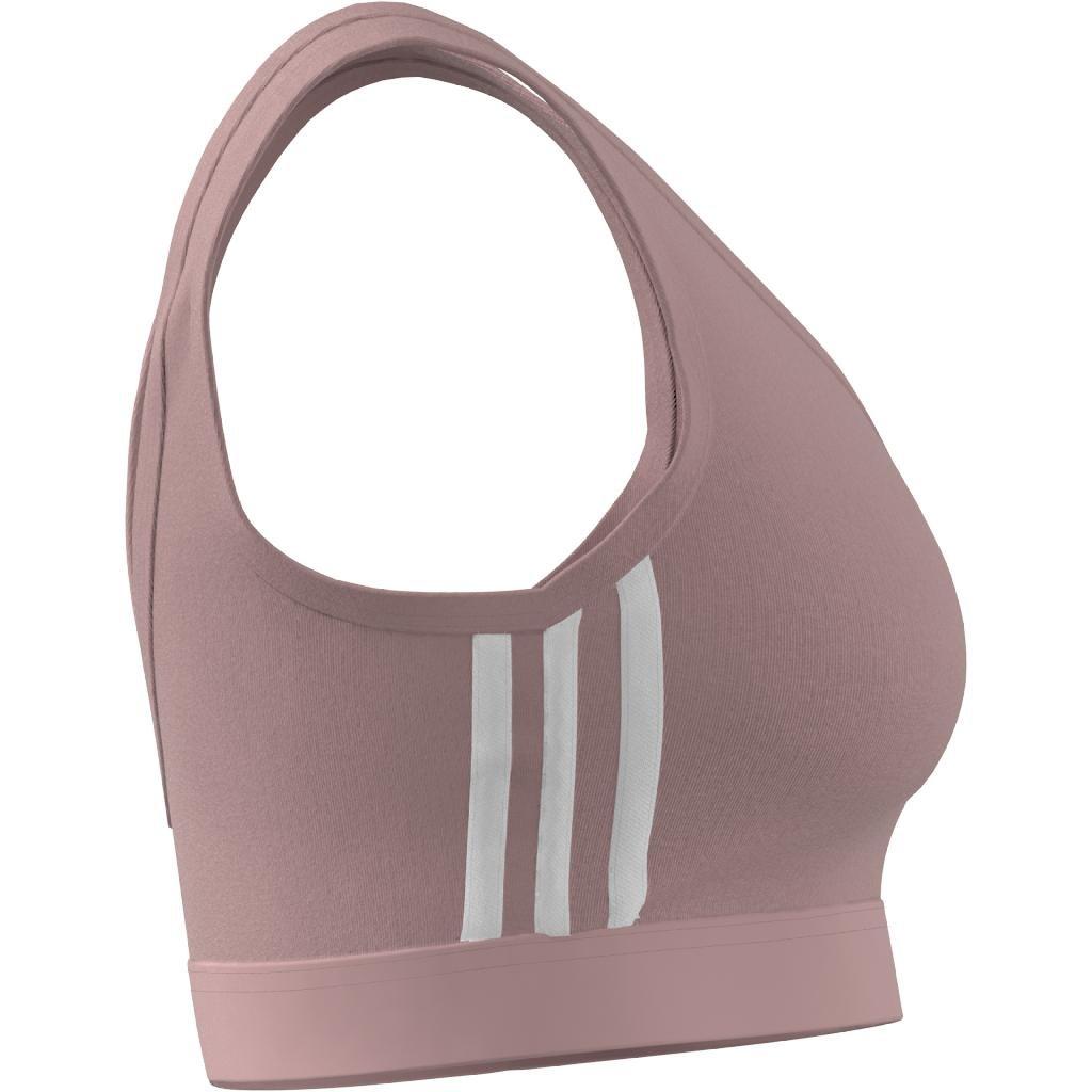 Essentials 3-Stripes Crop Top With Removable Pads, Pink, A901_ONE, large image number 11