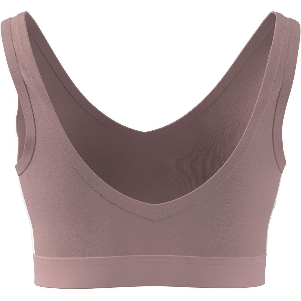 Essentials 3-Stripes Crop Top With Removable Pads, Pink, A901_ONE, large image number 15