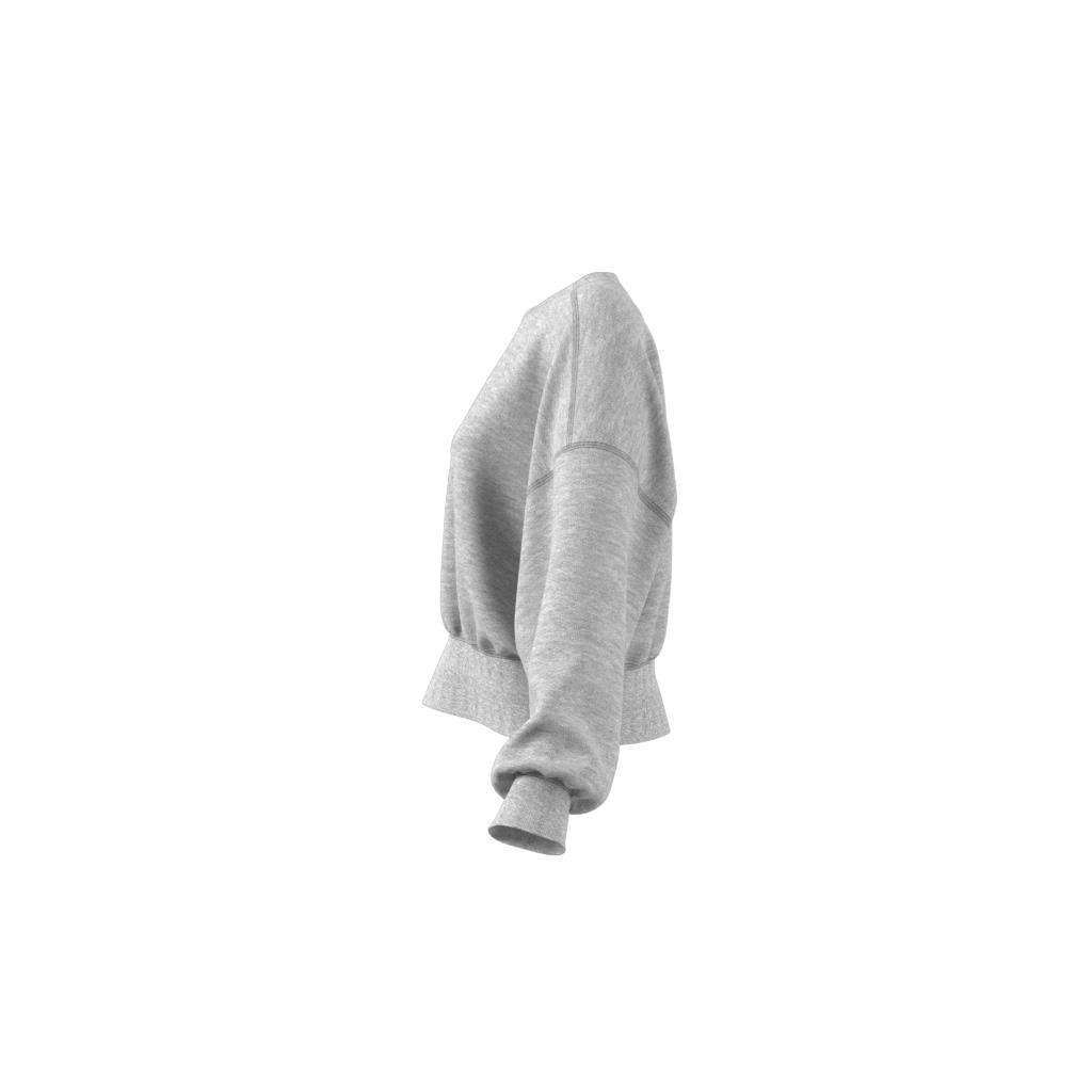 Adicolor Essentials Fleece Sweatshirt, Grey, A901_ONE, large image number 4