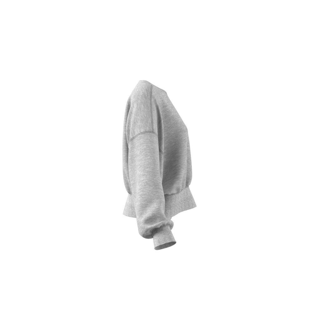Adicolor Essentials Fleece Sweatshirt, Grey, A901_ONE, large image number 6
