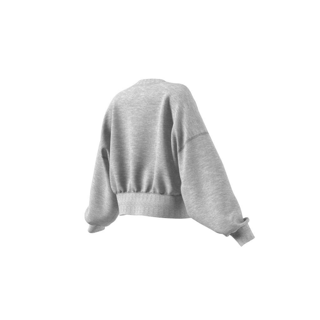 Adicolor Essentials Fleece Sweatshirt, Grey, A901_ONE, large image number 7