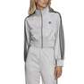 Women Adicolor Classics High-Shine Track Top, Silver, A901_ONE, thumbnail image number 0