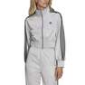 Women Adicolor Classics High-Shine Track Top, Silver, A901_ONE, thumbnail image number 2