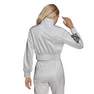 Women Adicolor Classics High-Shine Track Top, Silver, A901_ONE, thumbnail image number 7