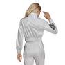 Women Adicolor Classics High-Shine Track Top, Silver, A901_ONE, thumbnail image number 8