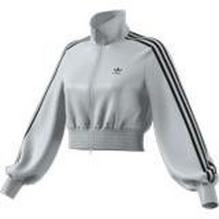 Women Adicolor Classics High-Shine Track Top, Silver, A901_ONE, large image number 15