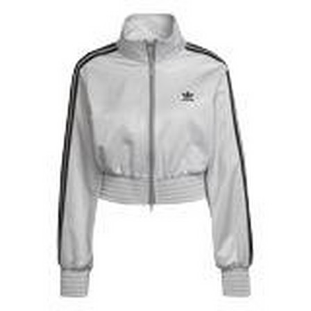 Women Adicolor Classics High-Shine Track Top, Silver, A901_ONE, large image number 17