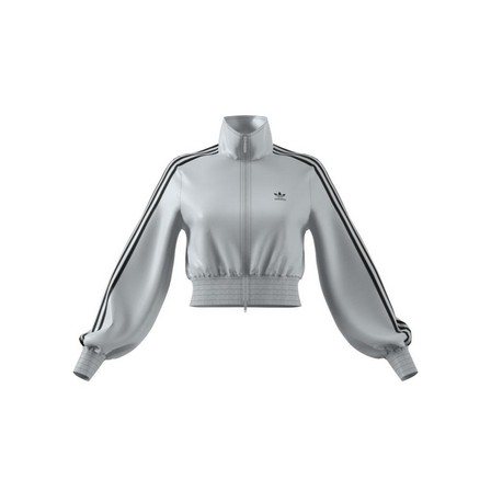 Women Adicolor Classics High-Shine Track Top, Silver, A901_ONE, large image number 24