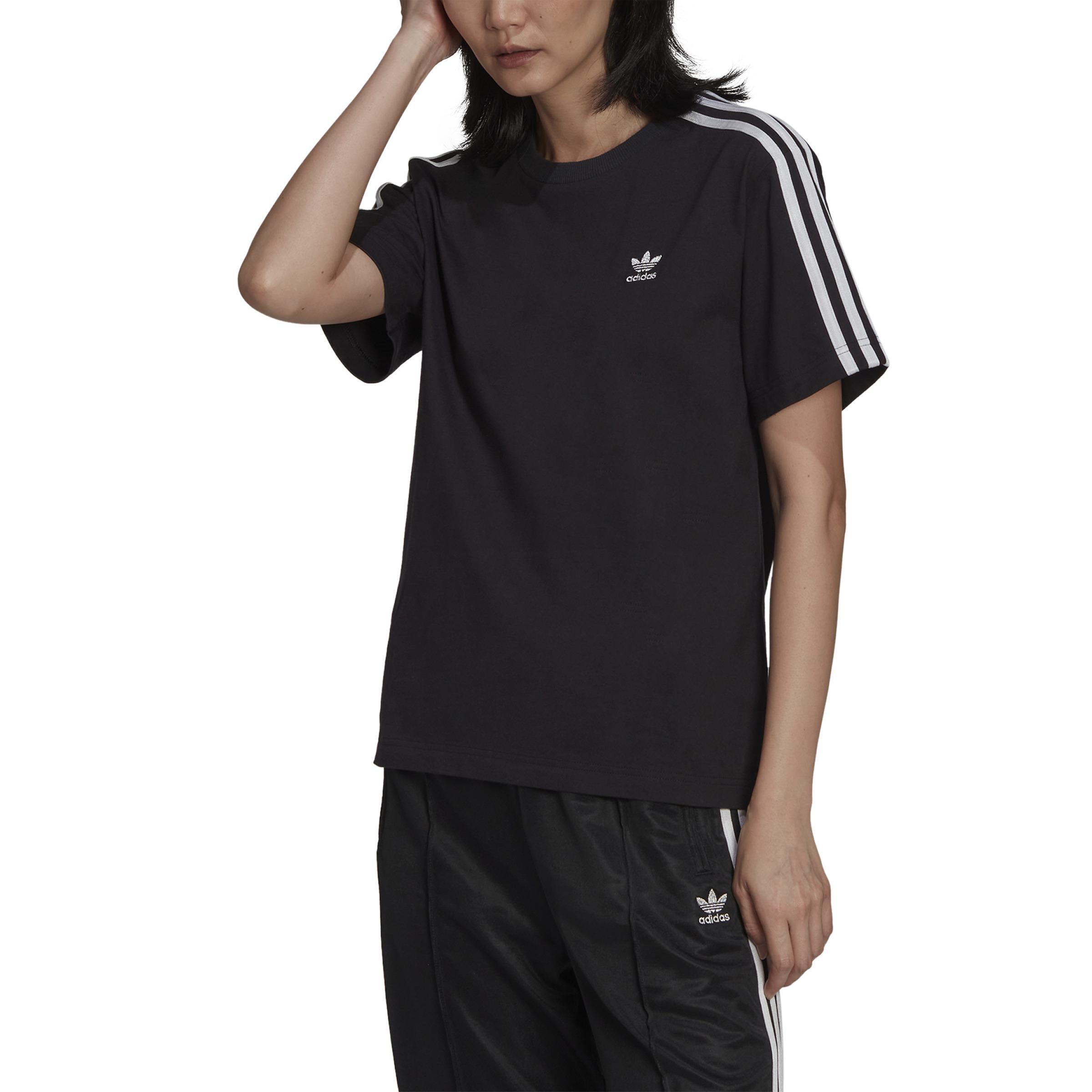 Adicolor Classics High Shine T-Shirt, Black, A901_ONE, large image number 1