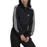 Women Adicolor Classics High-Shine Track Top, Black, A901_ONE, thumbnail image number 0