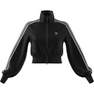 Women Adicolor Classics High-Shine Track Top, Black, A901_ONE, thumbnail image number 2