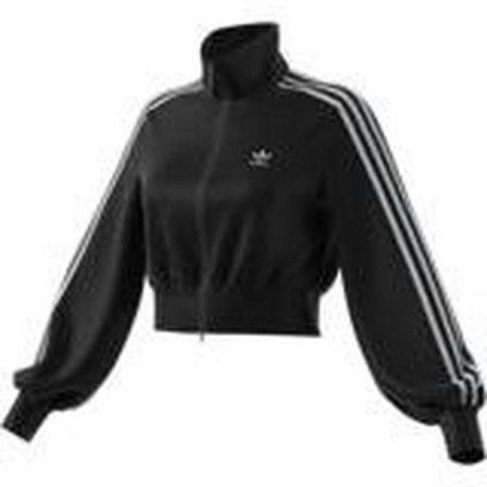 Women Adicolor Classics High-Shine Track Top, Black, A901_ONE, large image number 16