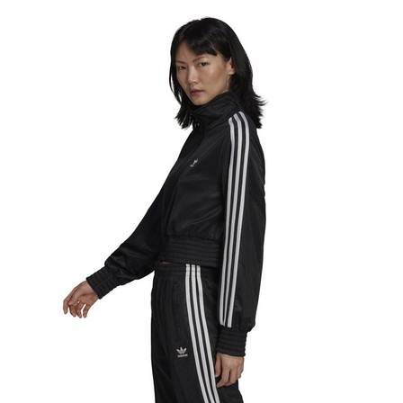 Women Adicolor Classics High-Shine Track Top, Black, A901_ONE, large image number 21