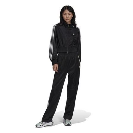Women Adicolor Classics High-Shine Track Top, Black, A901_ONE, large image number 24