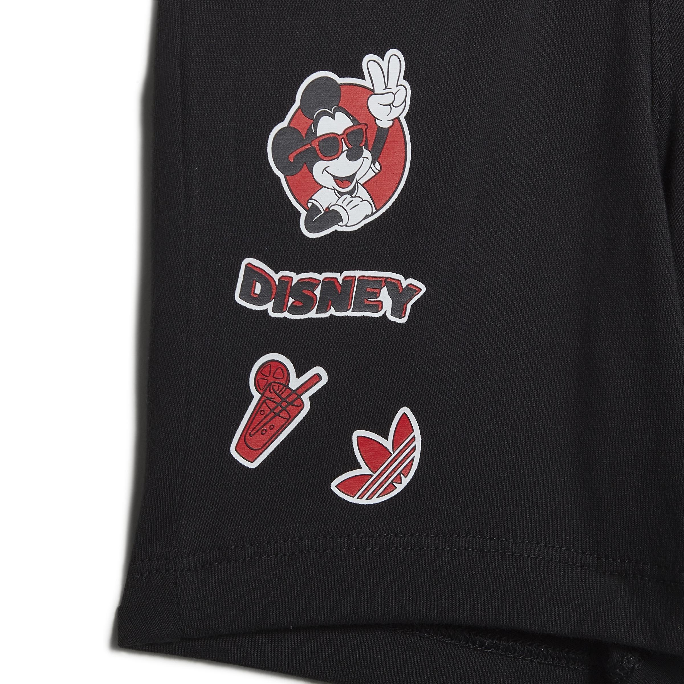 Unisex Kids Disney Mickey And Friends Shorts-And-T-Shirt Set, White, , large image number 1