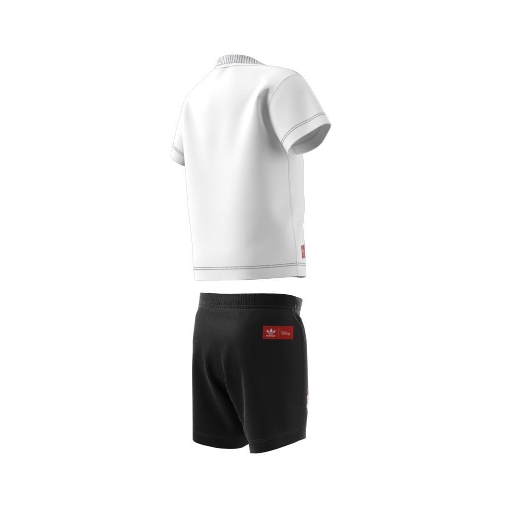 Unisex Kids Disney Mickey And Friends Shorts-And-T-Shirt Set, White, , large image number 9