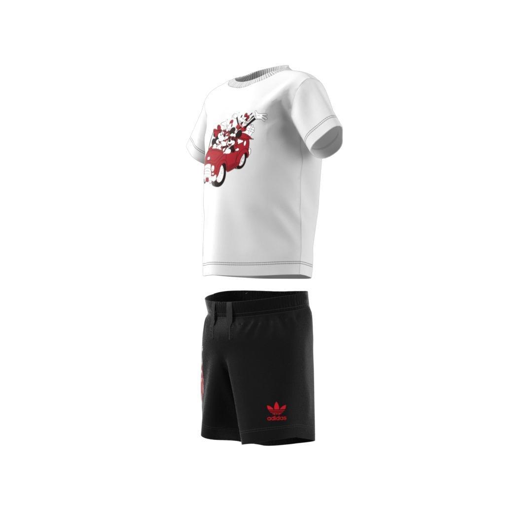 Unisex Kids Disney Mickey And Friends Shorts-And-T-Shirt Set, White, , large image number 11