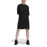 Women Adicolor Plisse Tee Dress, Black, A901_ONE, thumbnail image number 3