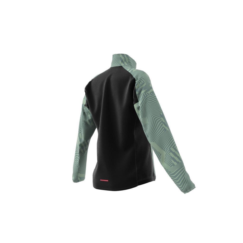 Terrex Trail Running Printed Windbreaker, Green, , large image number 12