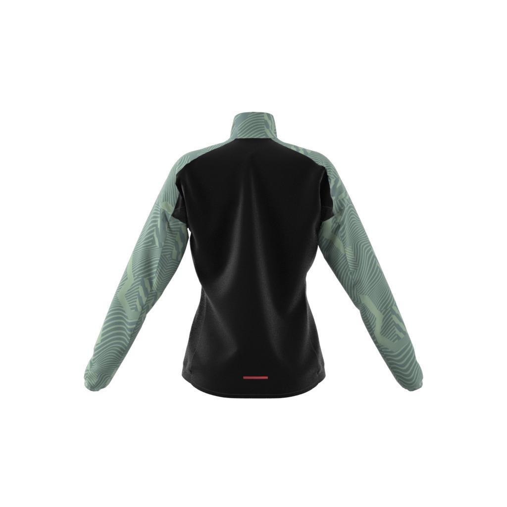 Terrex Trail Running Printed Windbreaker, Green, , large image number 13