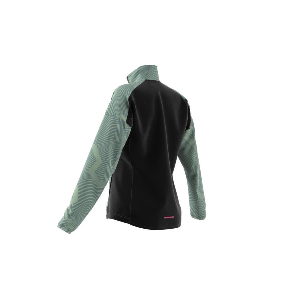 Terrex Trail Running Printed Windbreaker, Green, , large image number 14