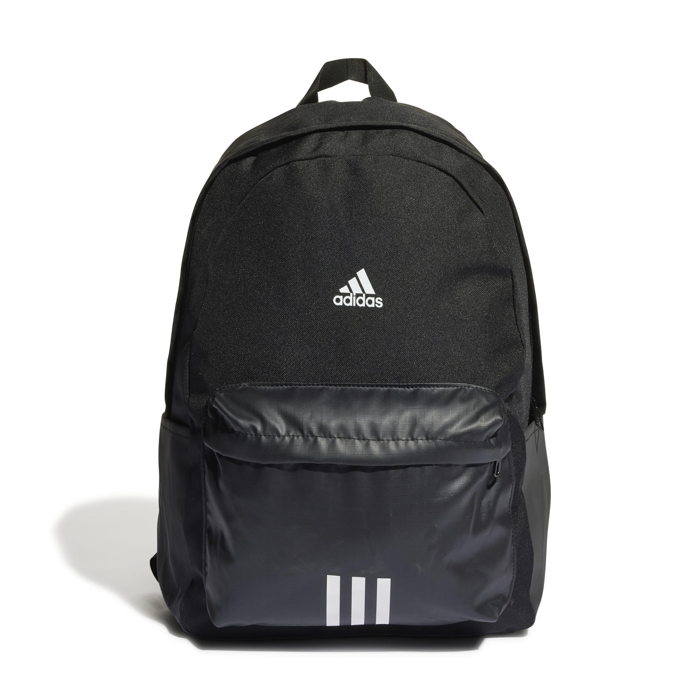 Unisex Classic Badge Of Sport 3-Stripes Backpack, Black, A901_ONE, large image number 1