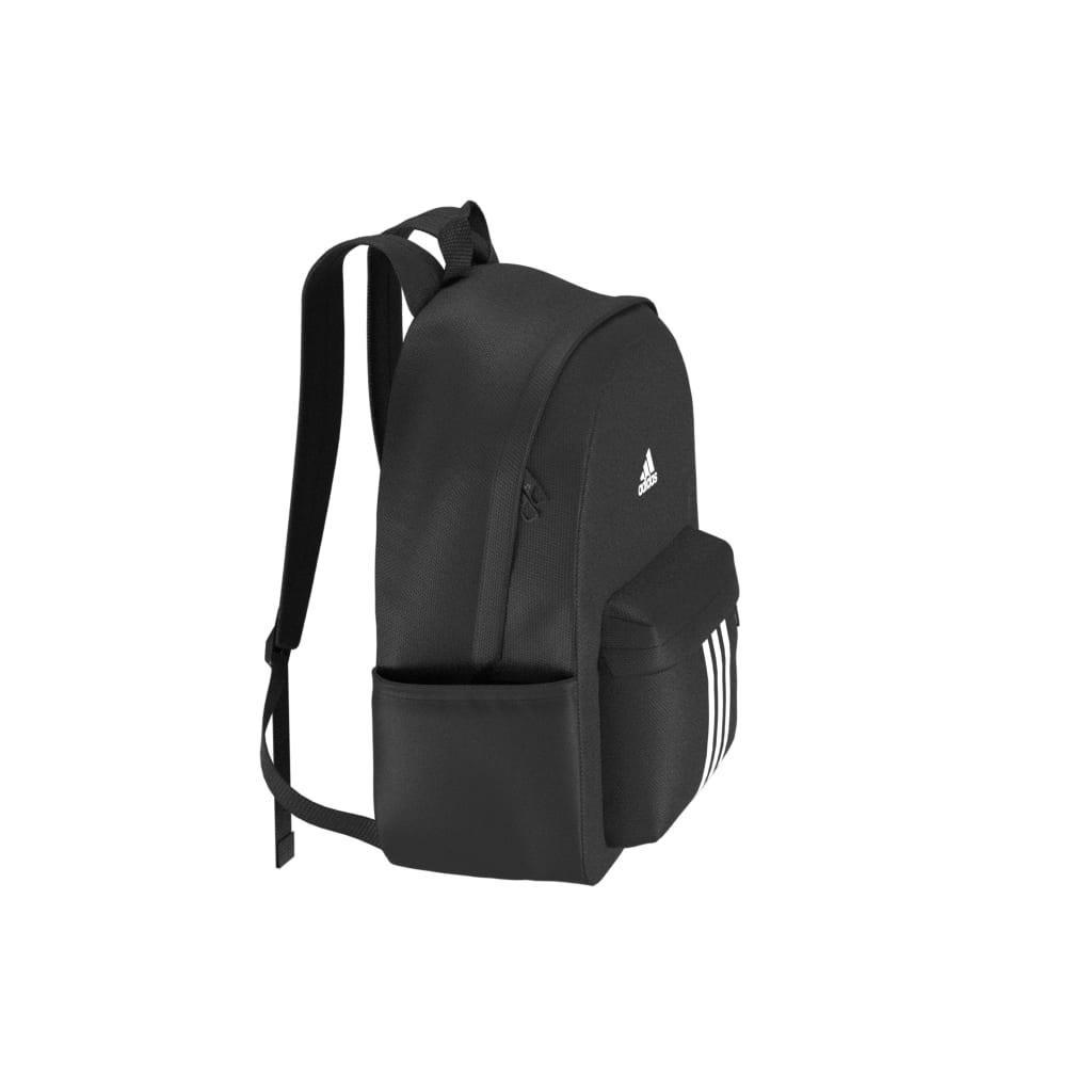 Unisex Classic Badge Of Sport 3-Stripes Backpack, Black, A901_ONE, large image number 8
