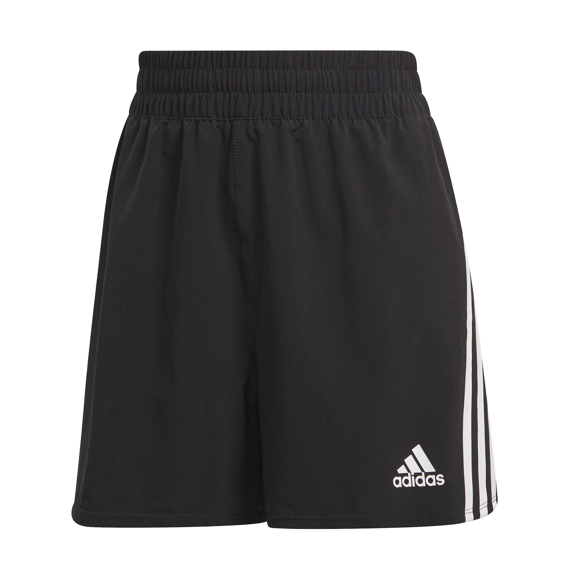 Trainicons 3-Stripes Woven Shorts, Black, A901_ONE, large image number 0