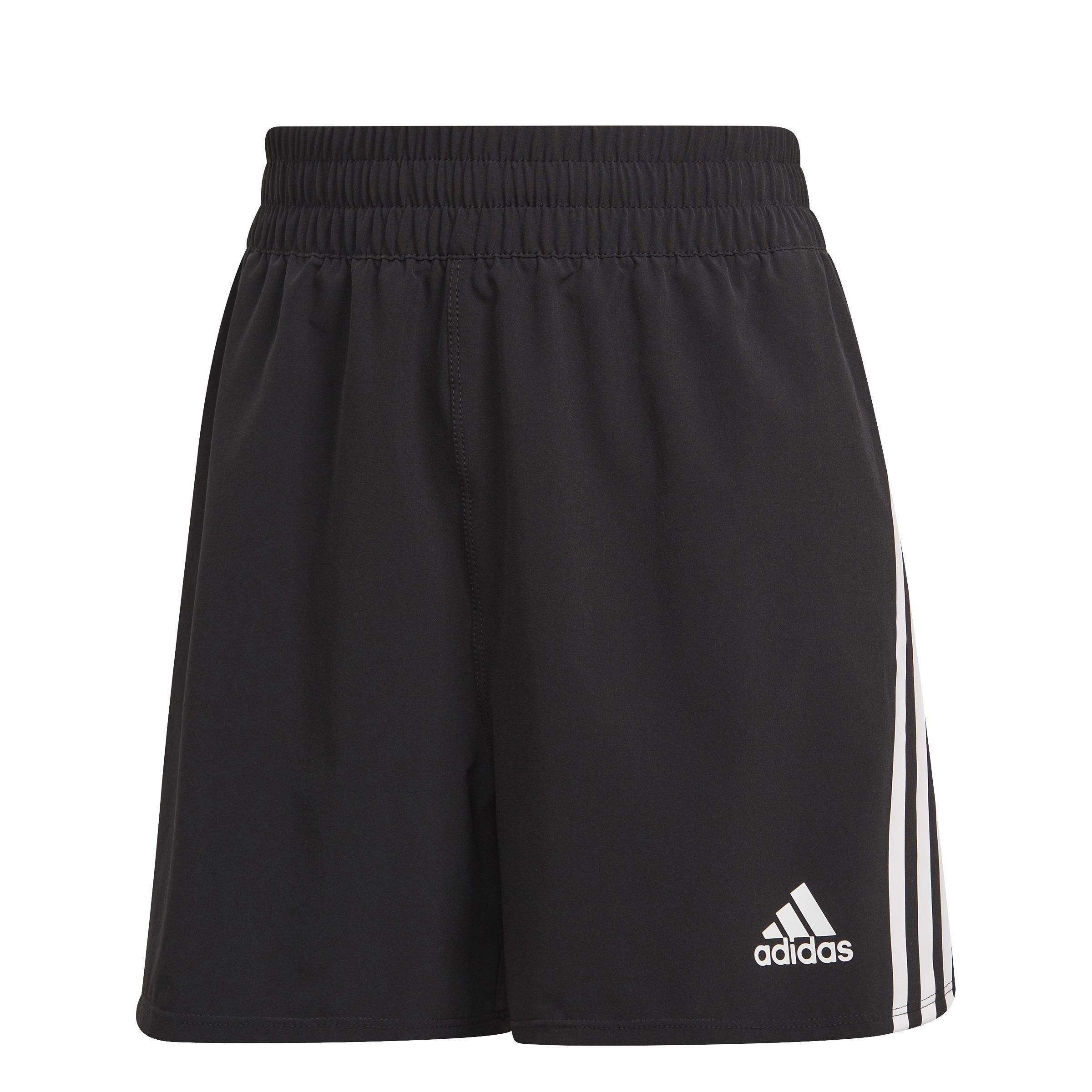 Trainicons 3-Stripes Woven Shorts, Black, A901_ONE, large image number 1