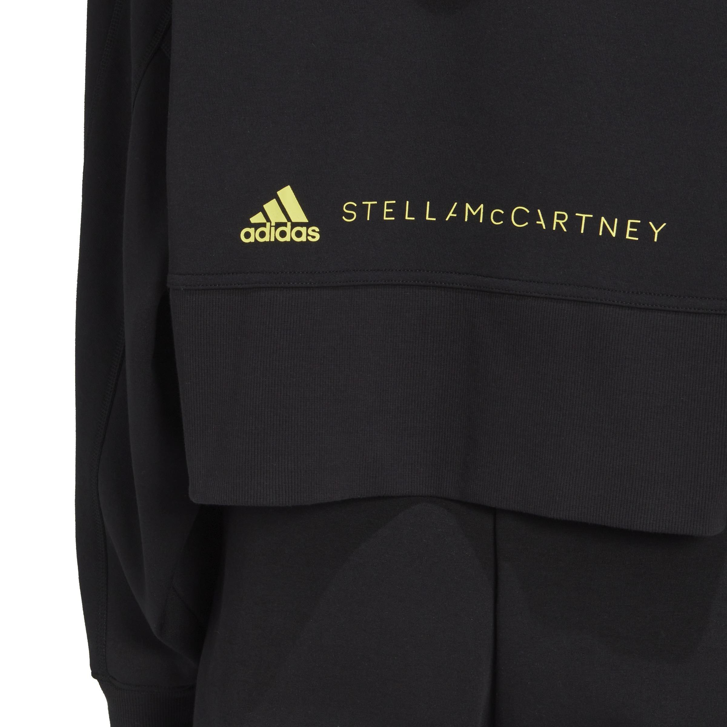 adidas by Stella McCartney Cropped Hoodie, Black, A901_ONE, large image number 5