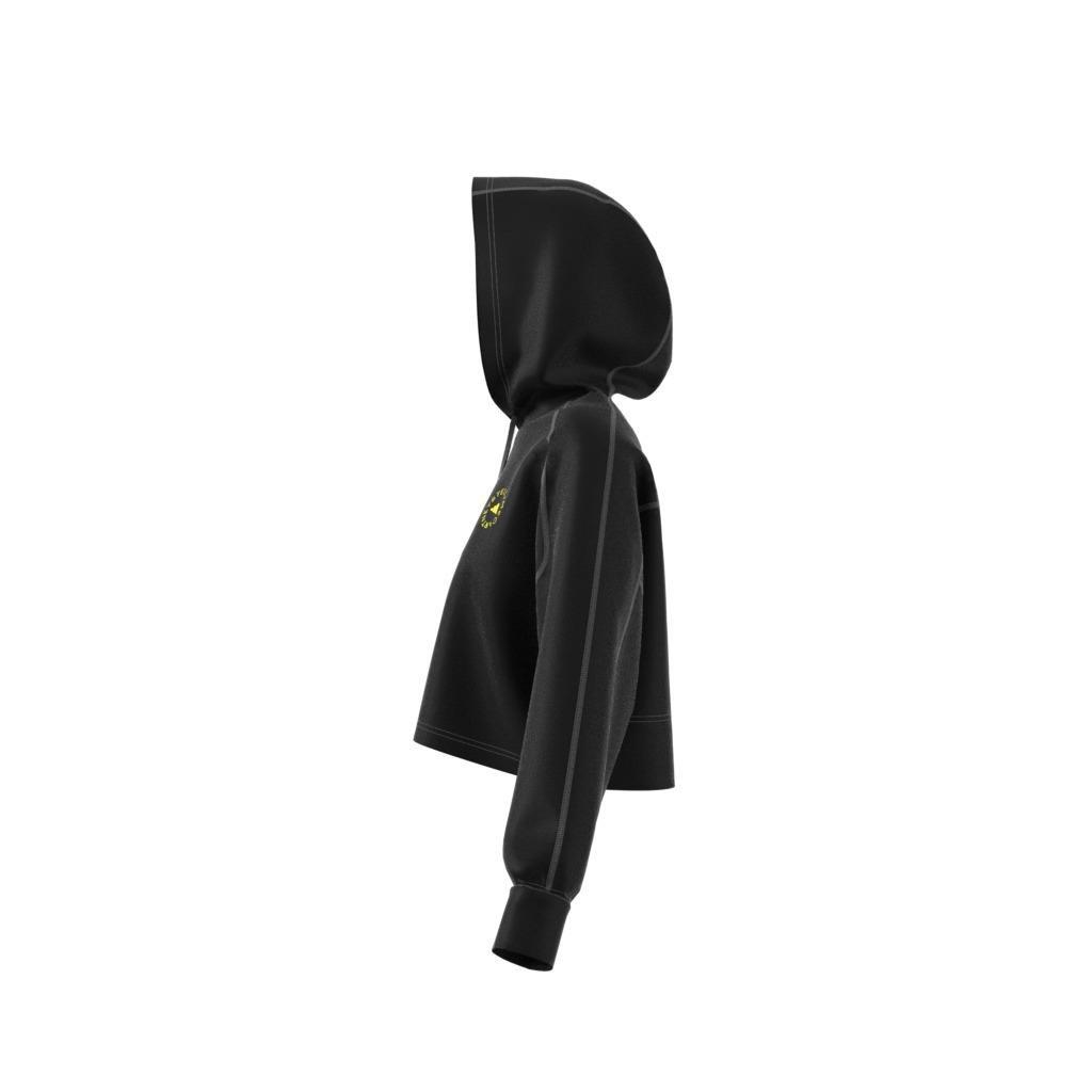 adidas by Stella McCartney Cropped Hoodie, Black, , large image number 6