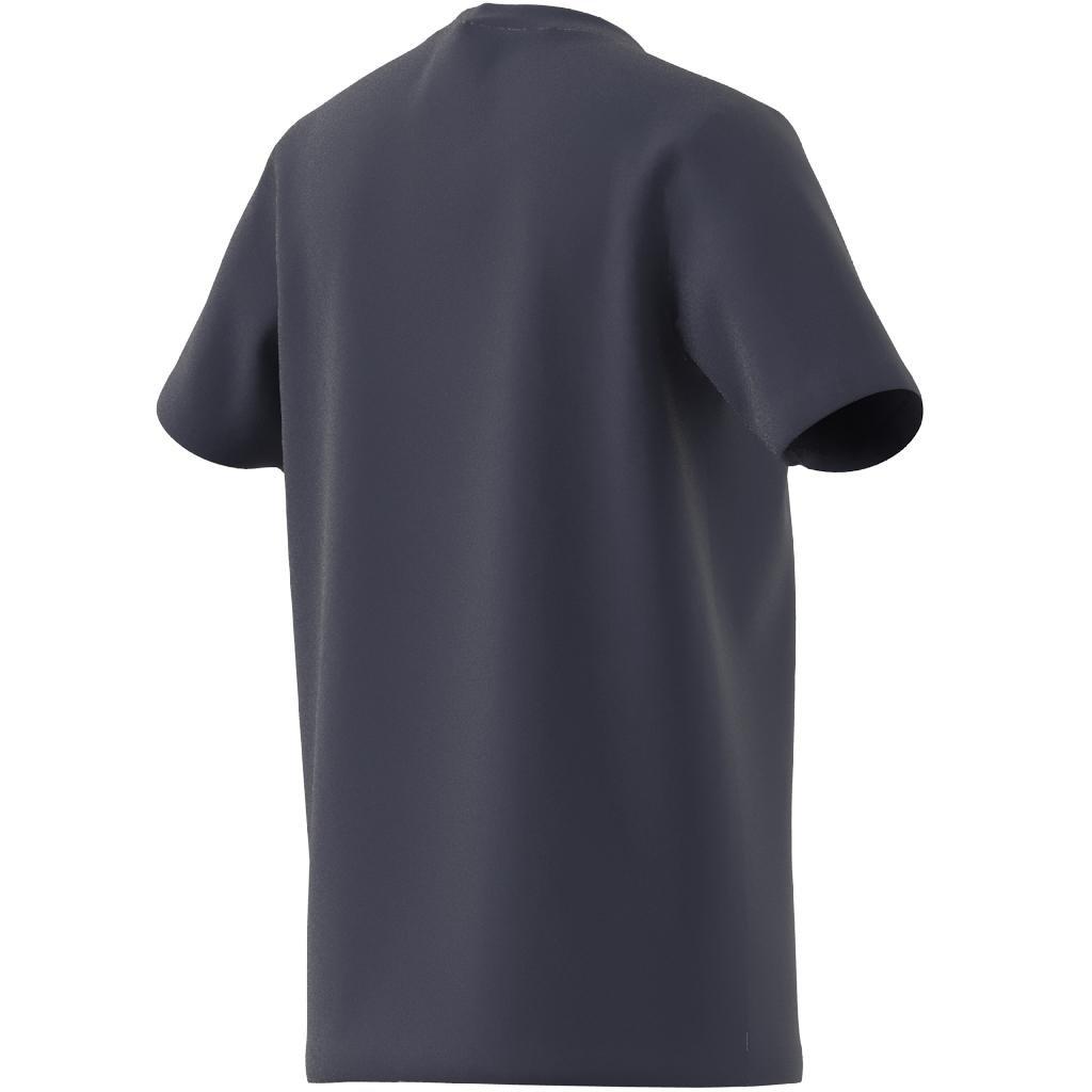 Kids Pogba Graphic Football T-Shirt, Blue, A901_ONE, large image number 6