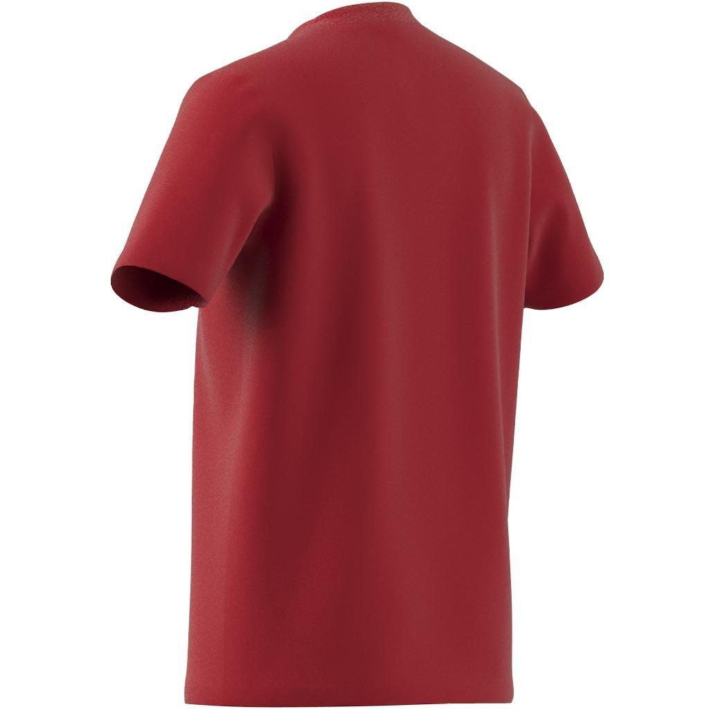 Kids Salah Graphic Football T-Shirt, Red, , large image number 7