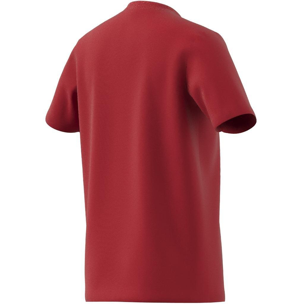 Kids Salah Graphic Football T-Shirt, Red, , large image number 10