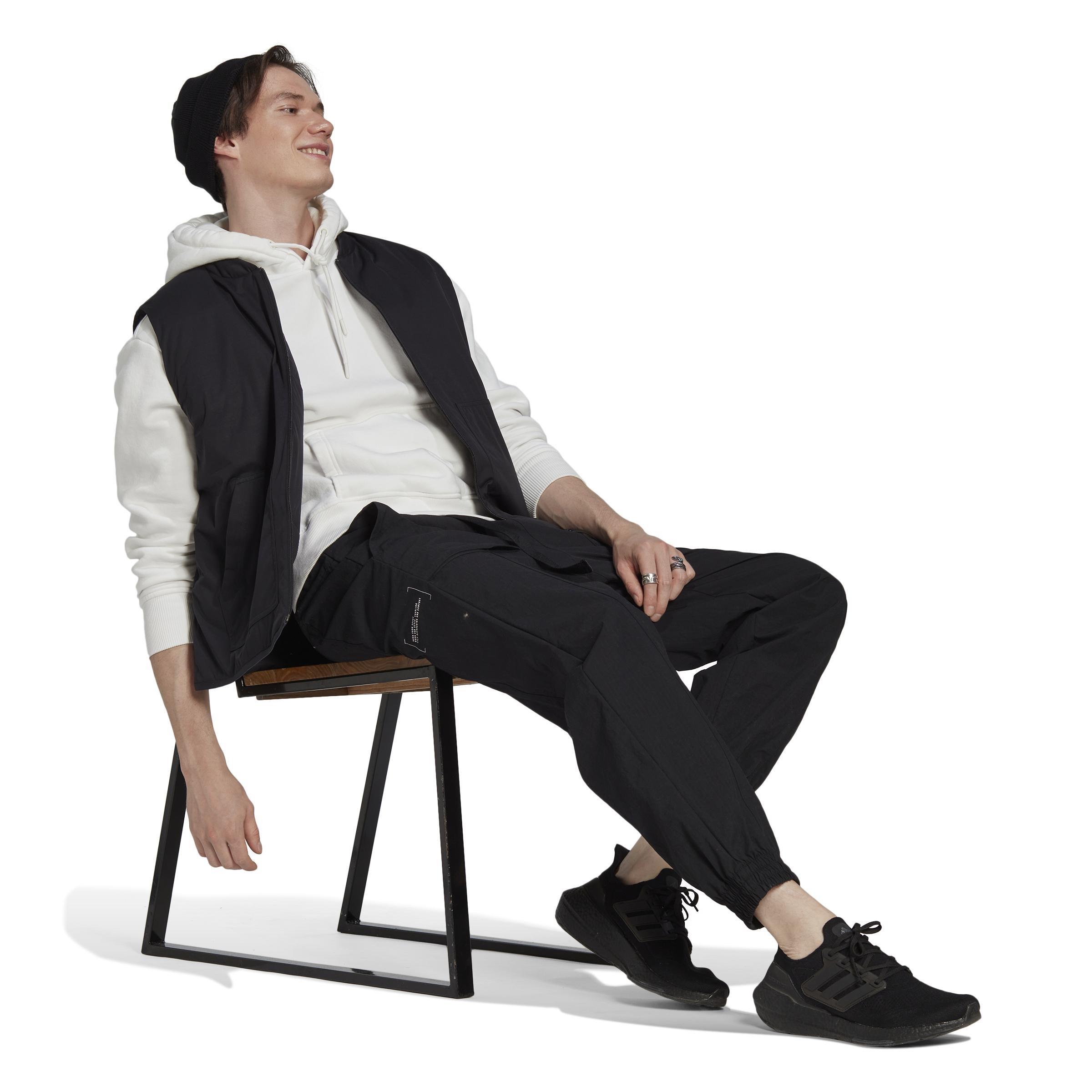 Cargo Tracksuit Bottoms, Black, , large image number 7
