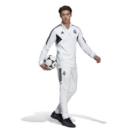 Men Real Madrid Condivo 22 Tracksuit, White, A901_ONE, large image number 0