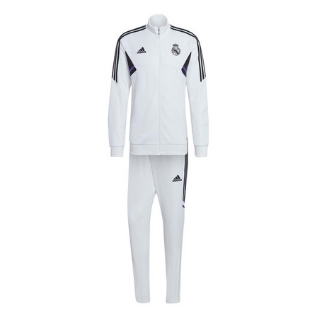 Men Real Madrid Condivo 22 Tracksuit, White, A901_ONE, large image number 2
