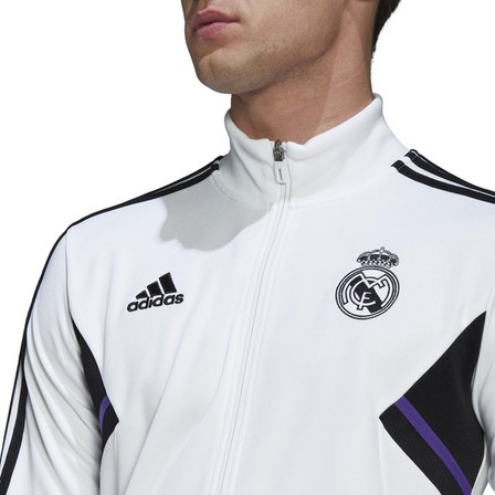 Men Real Madrid Condivo 22 Tracksuit, White, A901_ONE, large image number 3