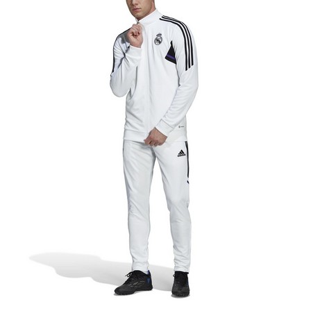 Men Real Madrid Condivo 22 Tracksuit, White, A901_ONE, large image number 4